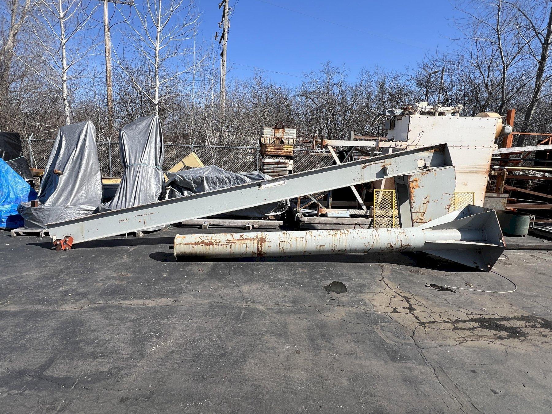 1/2 TON FREE STANDING PEDESTAL JIB CRANE, 17' ARM, 15' HEIGHT UNDER SPAN, 42" BASE, TROLLEY