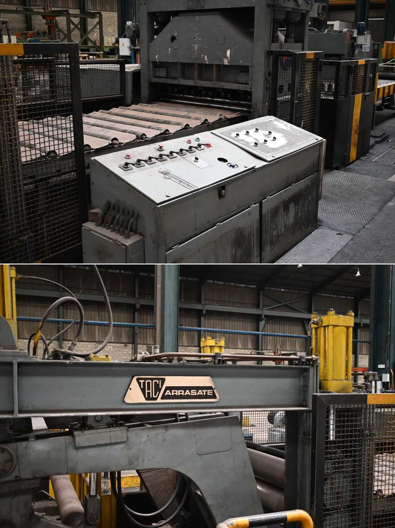 1500mm (60") x 10mm (.394") x 25 Ton TACI Arrasate Cut to Length Line