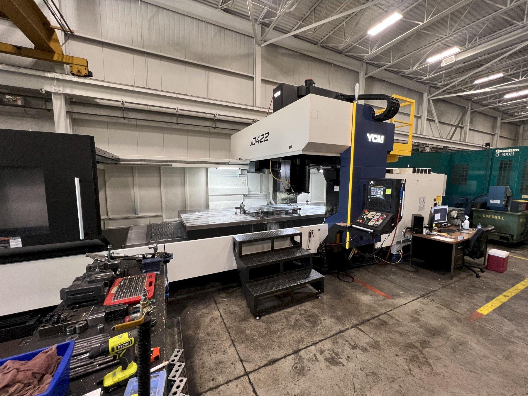 2022 YCM JD422 CNC Bridge Gantry Machining Center For Sale