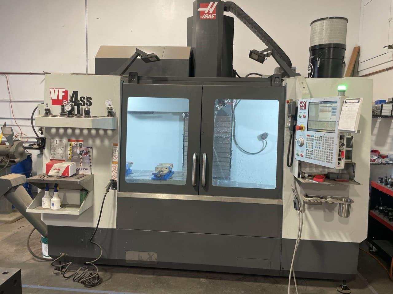 Haas VF-4SS VMC, 2022 – 4th & 5th Axis Wired, WIPS