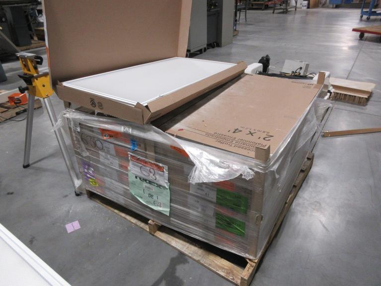 Cooper Recessed Lighting 2' x 4' LED Shop Lights (13) BRAND NEW!!!- Auction Item