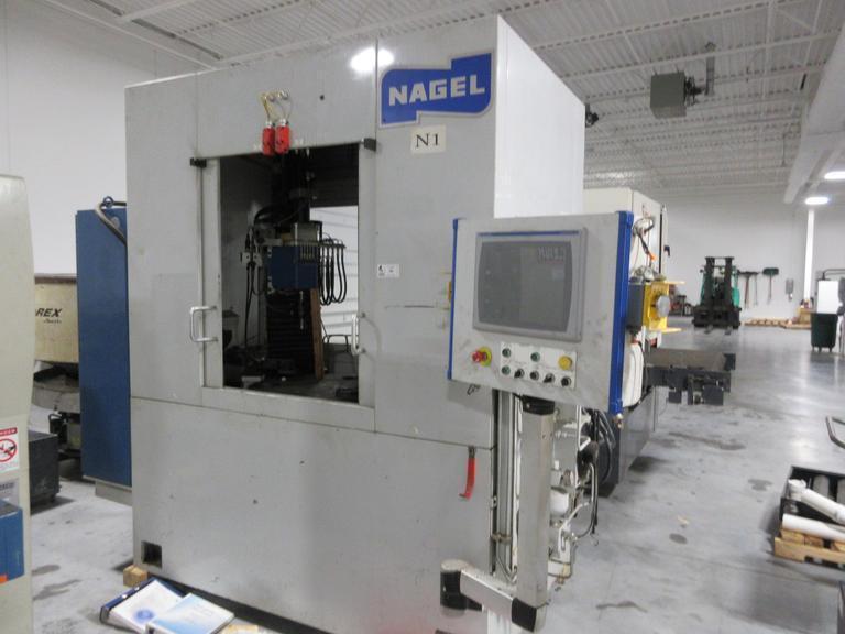 Nagel ECO 40-2 Automatic Vertical CNC Honing Machine, Twin Spindle, (New In 2012), Allen Bradley Panel View Plus 1500 Control.- Auction Item