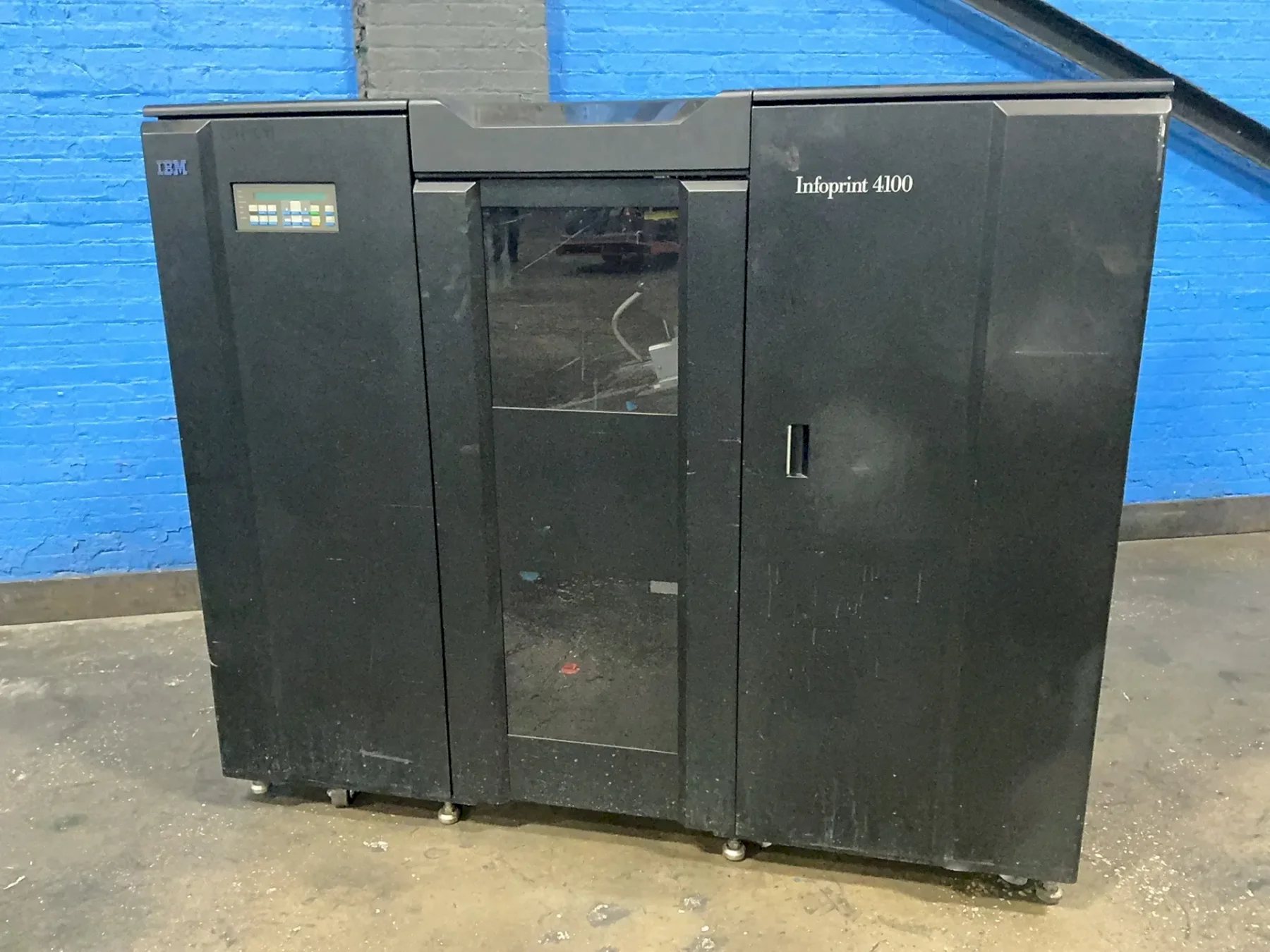 IBM INFOPRINT CONTINUOUS FEED MONOCHROME LASER PRINTING SYSTEM  -  4100-HS2