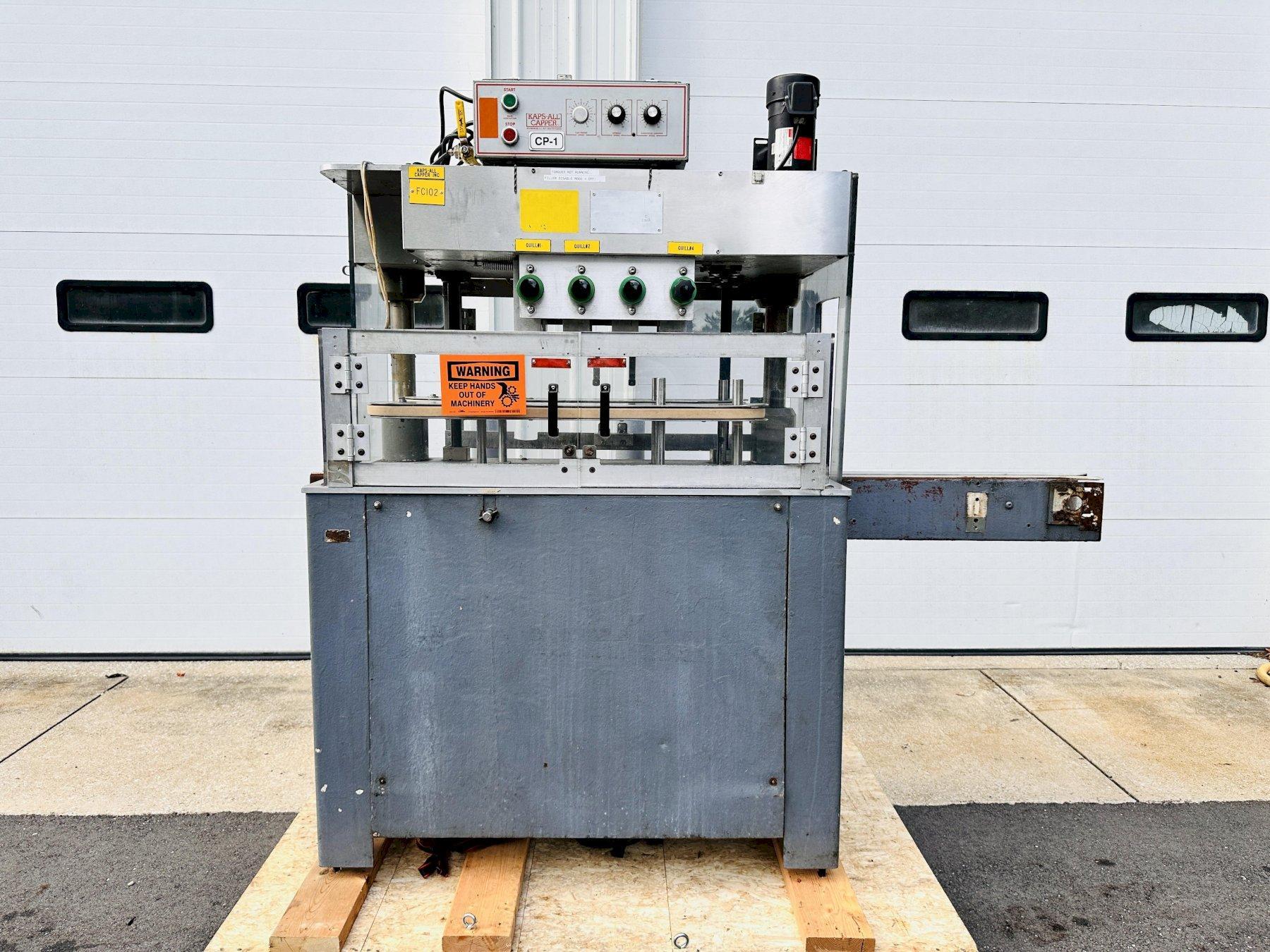 Kaps-All Capper Model C - 8 Spindle Cap Tightener/Torquer