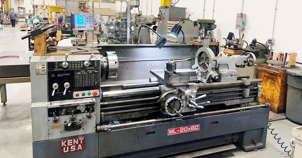 20" x 60" KENT USA MODEL ML-2060T PRECISION ENGINE LATHE