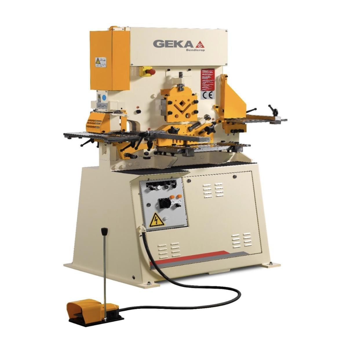 55 Ton Geka Bendicrop Universal Ironworker, 2021 – Never used, W/1 year Warranty