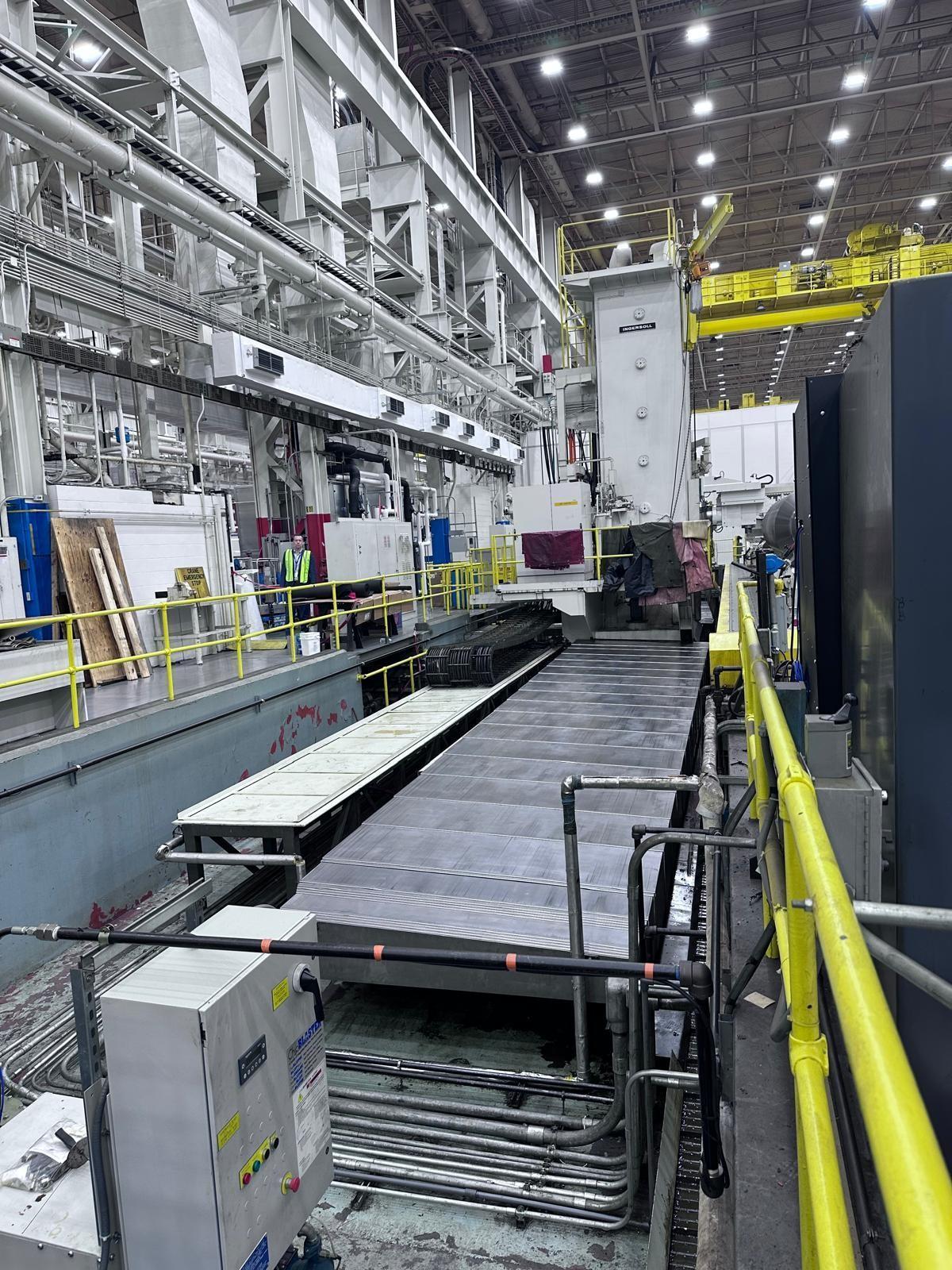 INGERSOLL 7" CNC RAM-TYPE TRAVELING COLUMN HORIZONTAL BORING MILL, SIEMENS 840C, REBUILT HEADSTOCK, COMPLIMENT OF HEADS