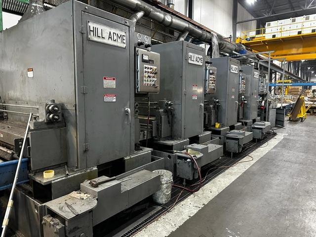 60” Hill Acme 5 Head Sheet to Sheet Polishing Line