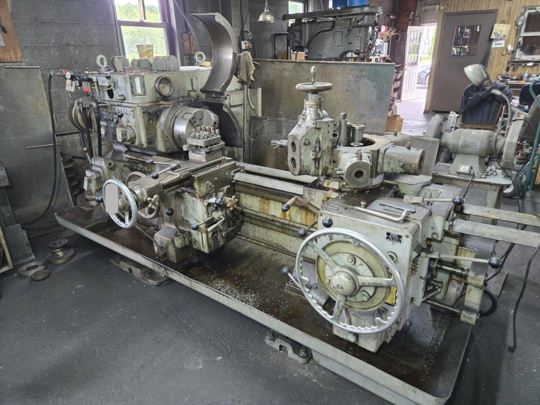 WARNER & SWASEY 1A MODEL M-3400 TURRET LATHE. STOCK # 0992825.