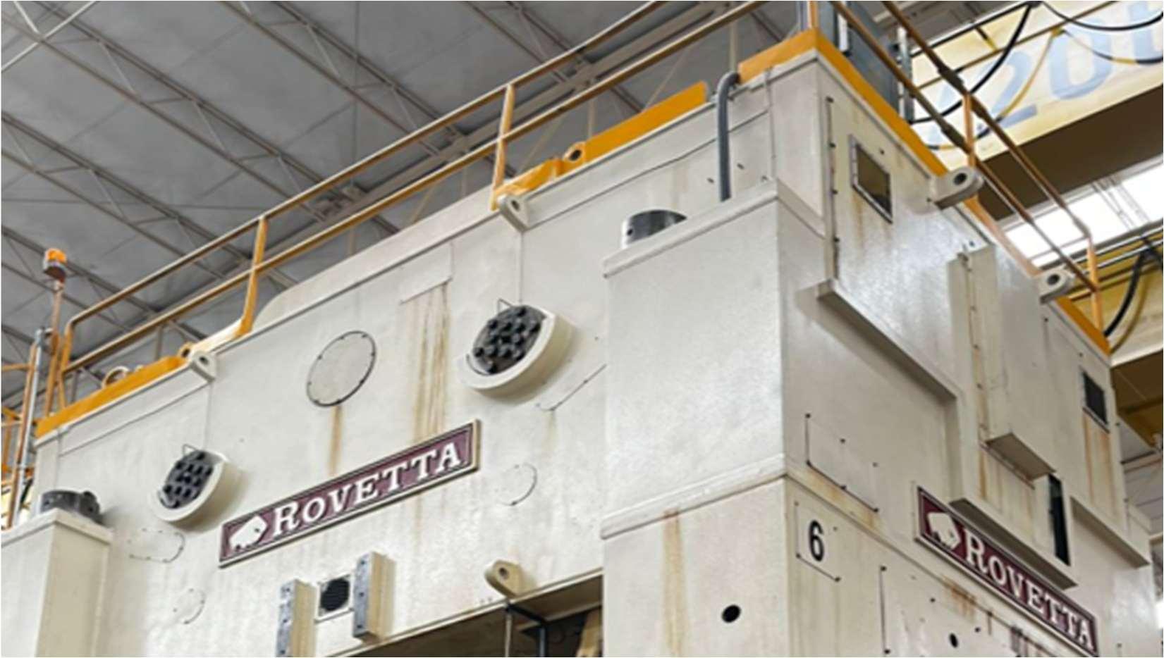 1150 Ton Rovetta Double Action Press
