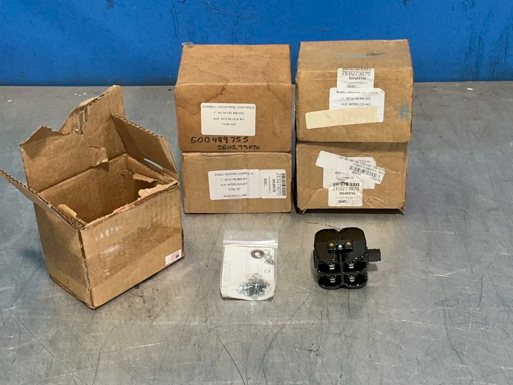 HUBBELL AUXILIARY CONTACT INTERLOCK KIT  -  HC14-192-890-523