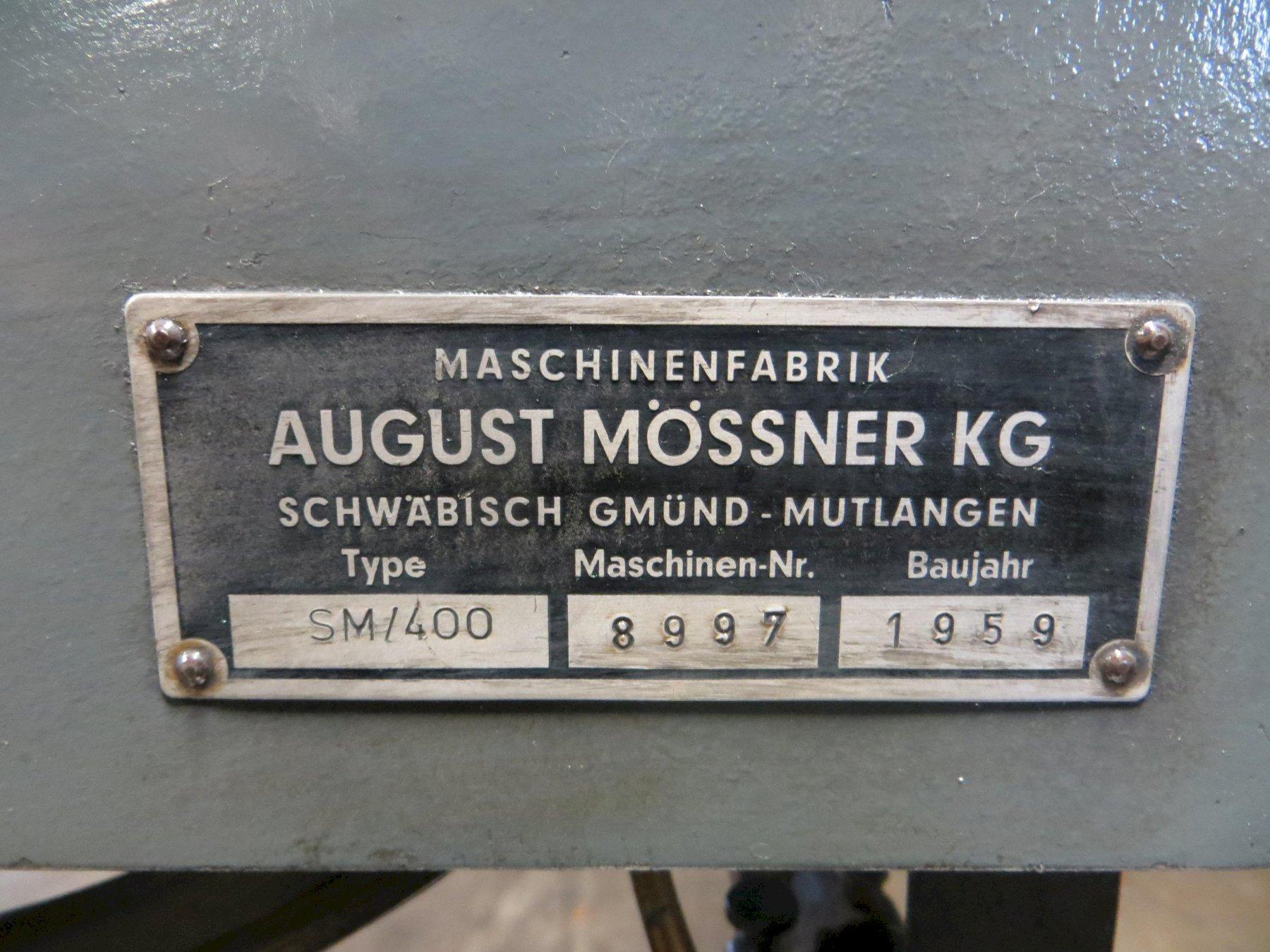 Mossner Rekord Vertical Band Saw