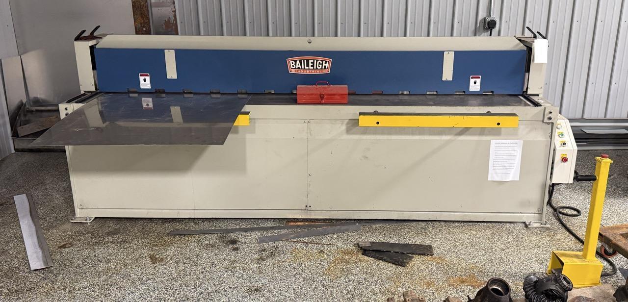 10′ x 10Ga Baileigh SH-12010, Hydraulic Shear – 2023