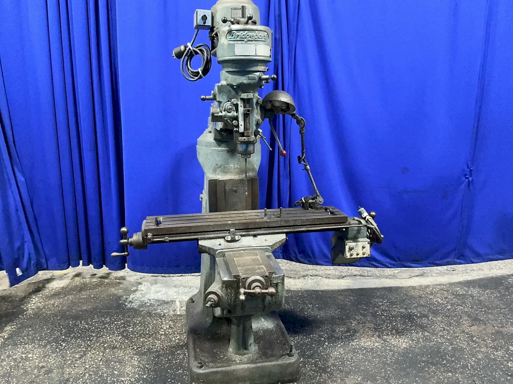 BRIDGEPORT 9”X42” VERTICAL MILL  -  0379