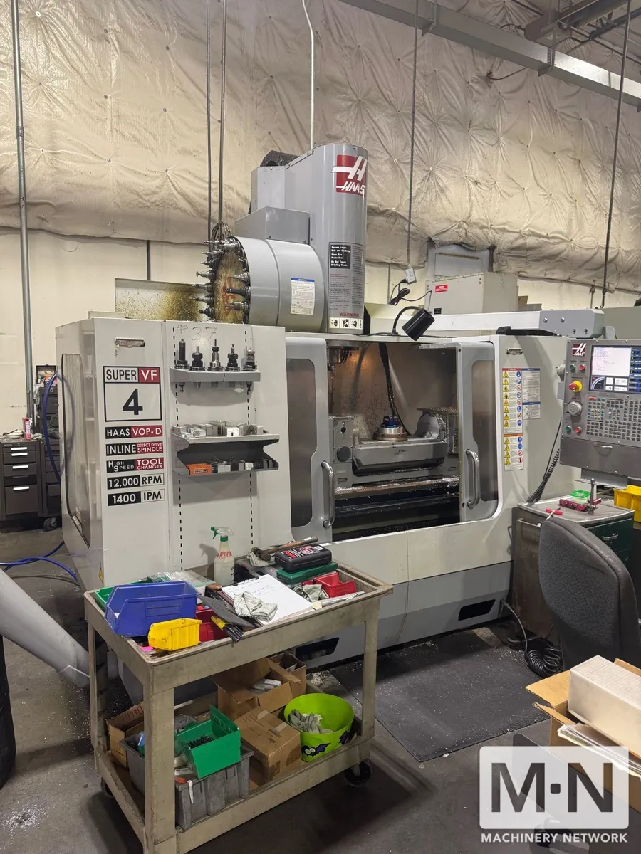 HAAS VF-4SS 5-Axis CNC Vertical Machining Center, 2007