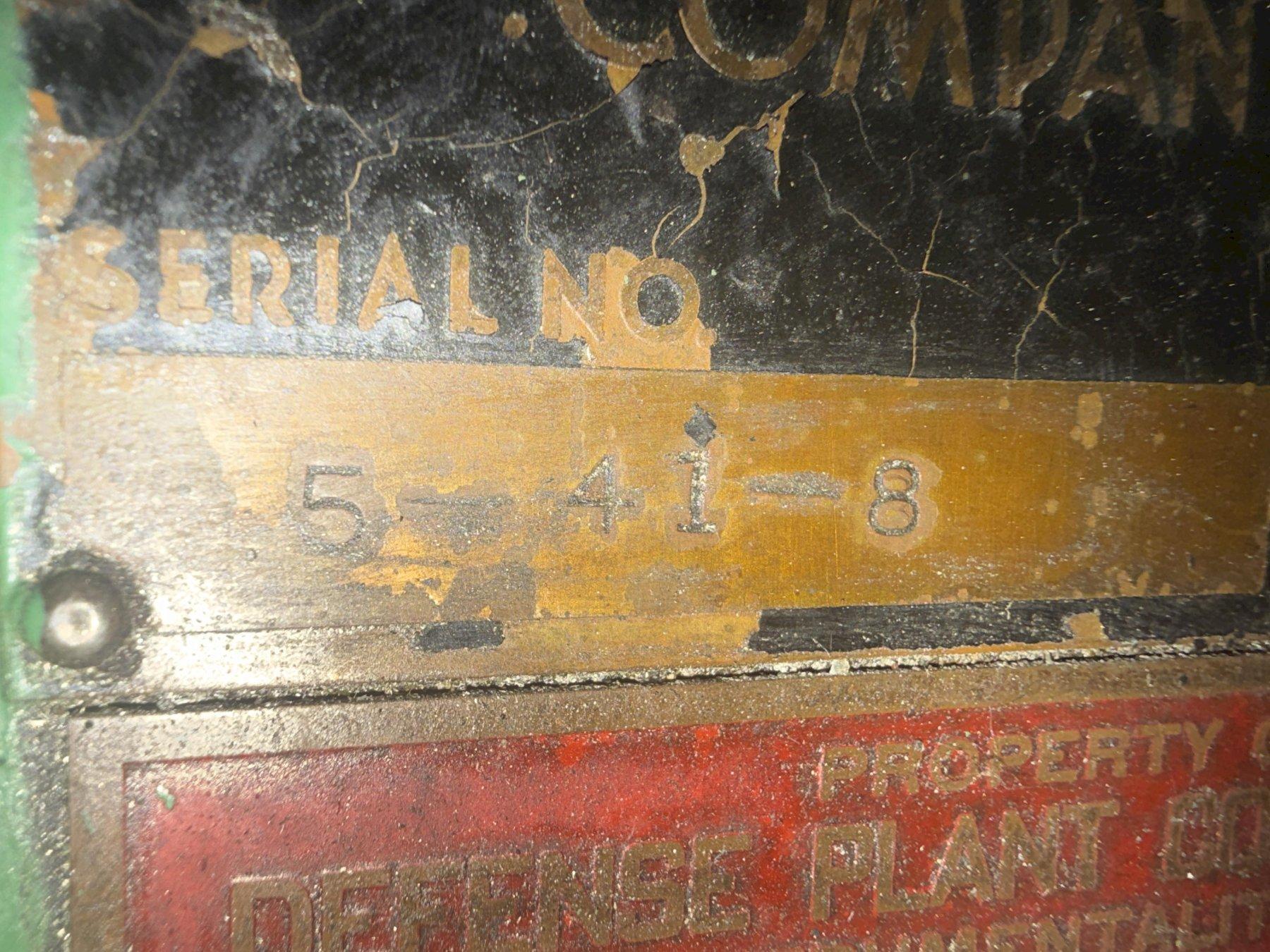 12' FARNHAM MODEL #5-41-8 ROLL FORMING MACHINE