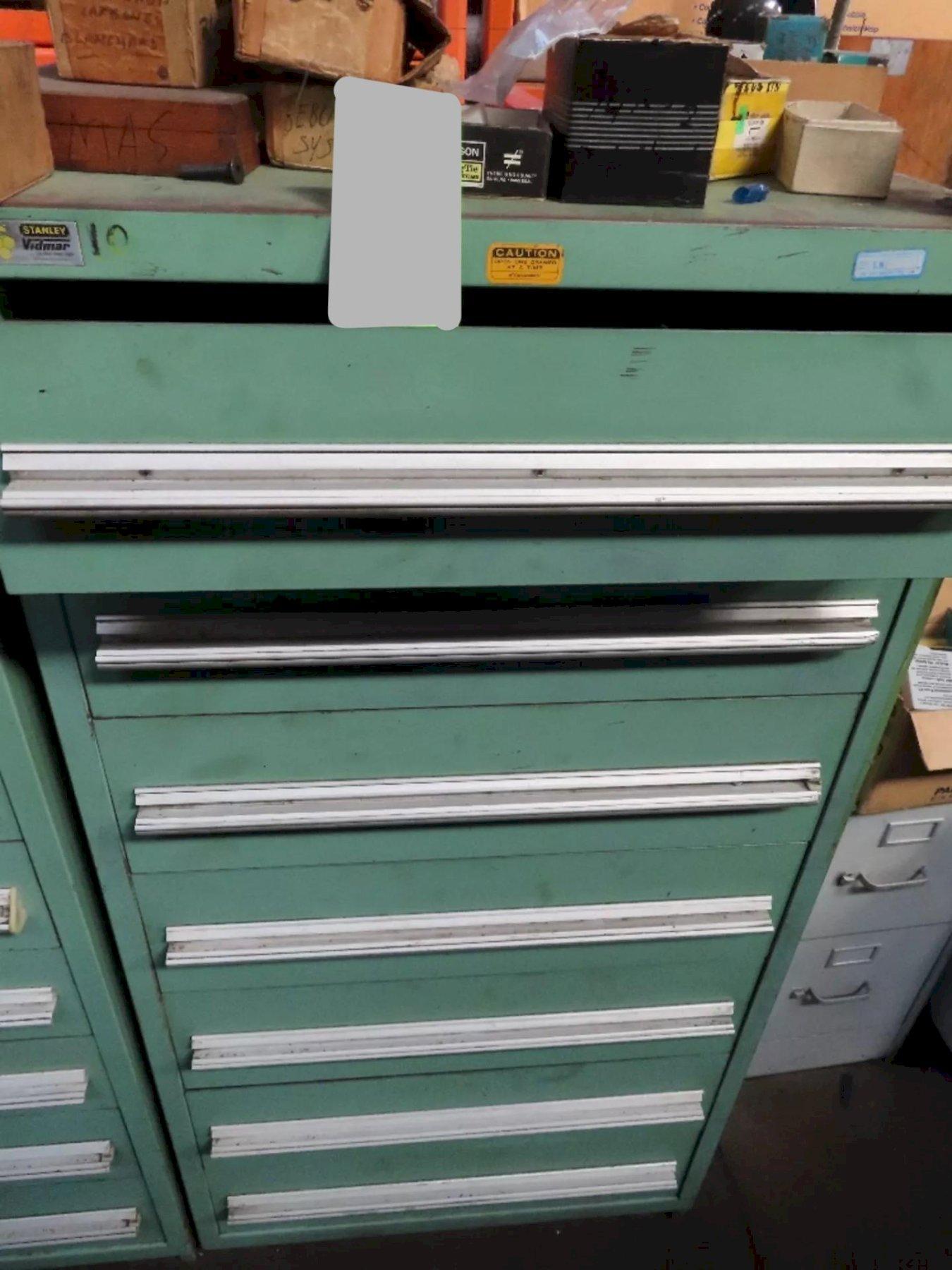 7 DRAWER STANLEY VIDMAR CABINET. STOCK # 0217026.