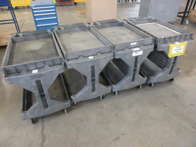 Uline H-1495 Mobile Workstations, (4)- Auction Item