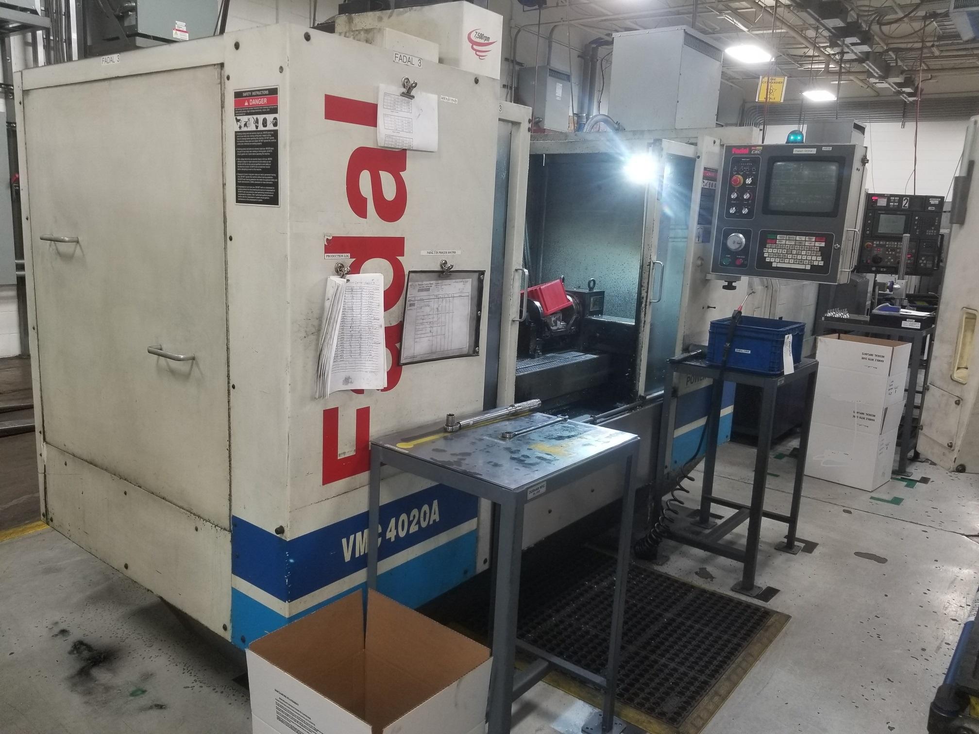 FADAL VMC 4020A CNC VERTICAL MACHINING CENTER