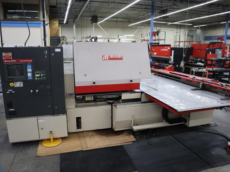 Murata Wiedemann Centrum 3000 CNC Turret Punch Press, 33 Ton, Fanuc  OOP Talkative PIII Control, 54 Station Turret, (2)AI Stations- Auction Item