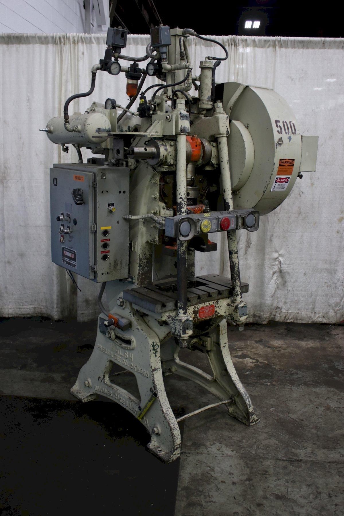 28 TON WALSH MODEL #28 FLYWHEEL OBI PRESS: STOCK #75616