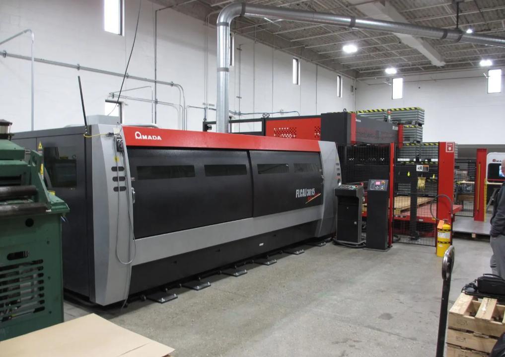 2014 AMADA FLC3015AJ, 2KW, 120” X 60” Max Sheet Size, Amada NT-PC Control, Year New: 2014