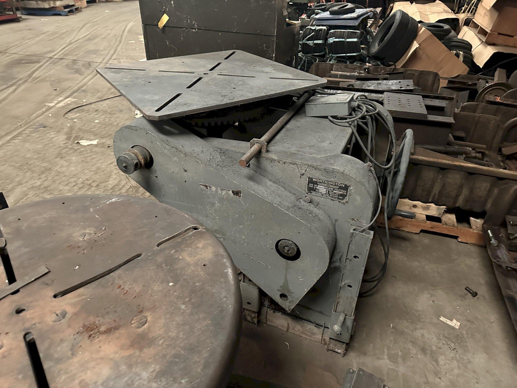 2500 LBS WORTHINGTON MODEL 25-P WELDING POSITIONER: YOBRO #26429