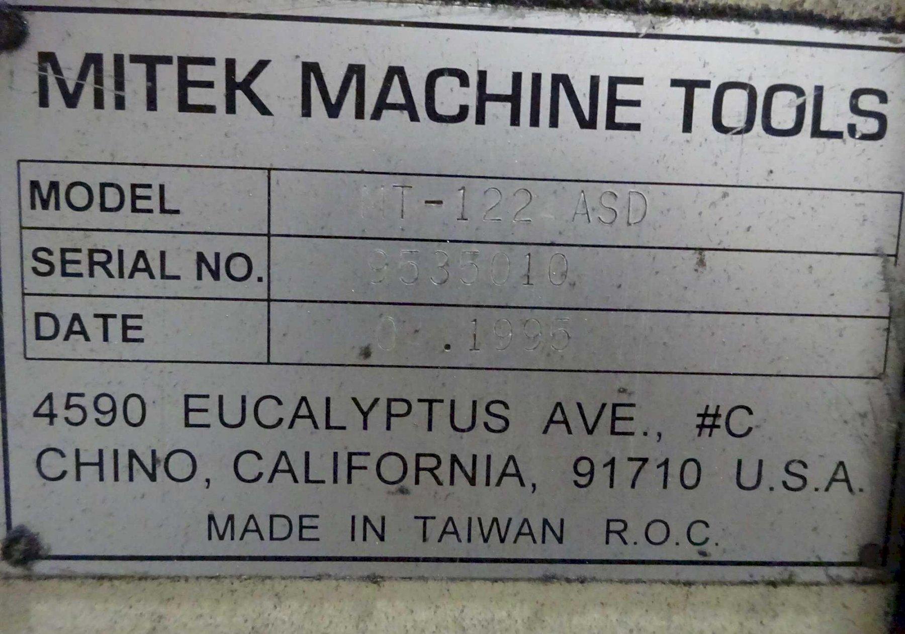 12' X 24' MITEK HORIZONTAL SURFACE GRINDER: STOCK #73154