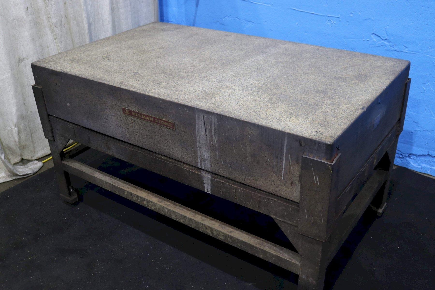 36" X 60' X 10" GRANITE PLATE WITH STAND: STOCK #73520