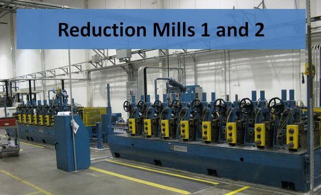 2.5" x .134" Stainless Precision Reduction Tube Mill Line with Spool Recoiling
