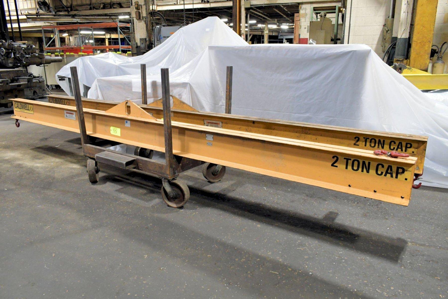 4,000 LBS X 16' CALDWELL MODEL #20-2-16 SPREADER BAR: YOBRO #24131