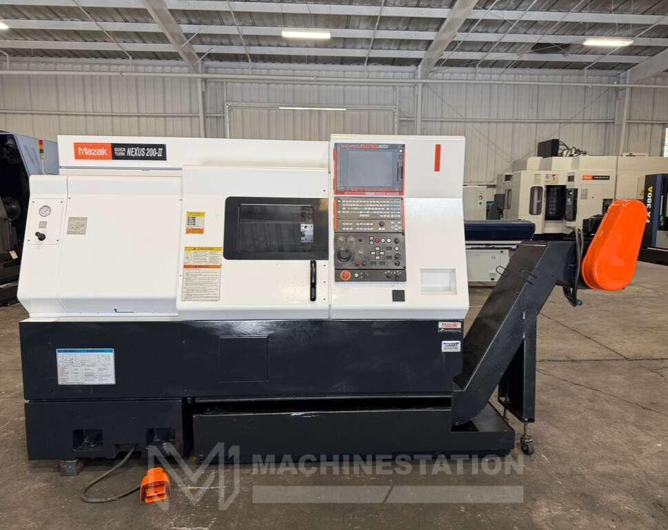Mazak QTN 200-II CNC Turning Center – 8″ Chuck Tool Presetter Tailstock Lathe
