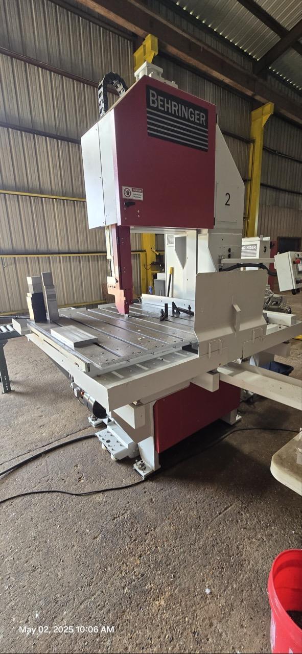 24.4″ x 50″ Behringer LPS-T Vertical Table Band Saw, 2022 – Cooling System
