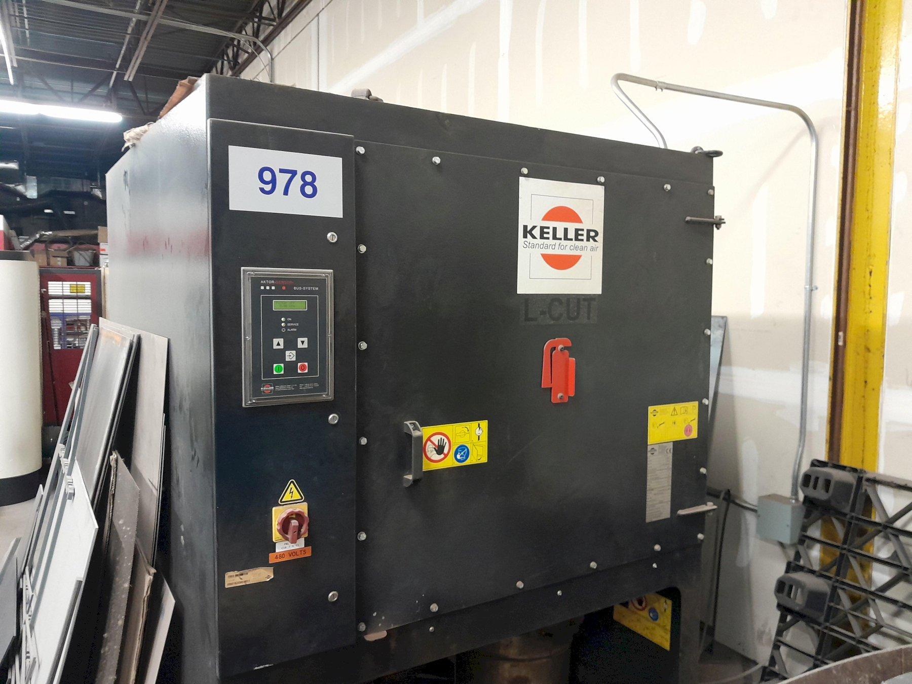 2017 KELLER MODEL #L-CUT 2-5P DUST COLLECTOR YOBRO #25373