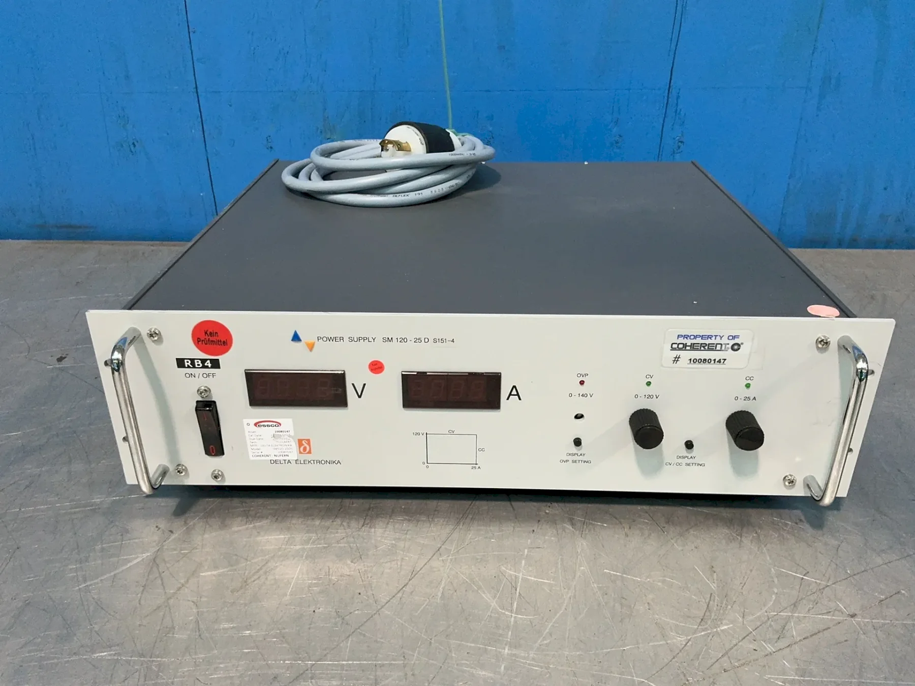 DELTA ELEKTRONICA POWER SUPPLY  -  SM 120-25D