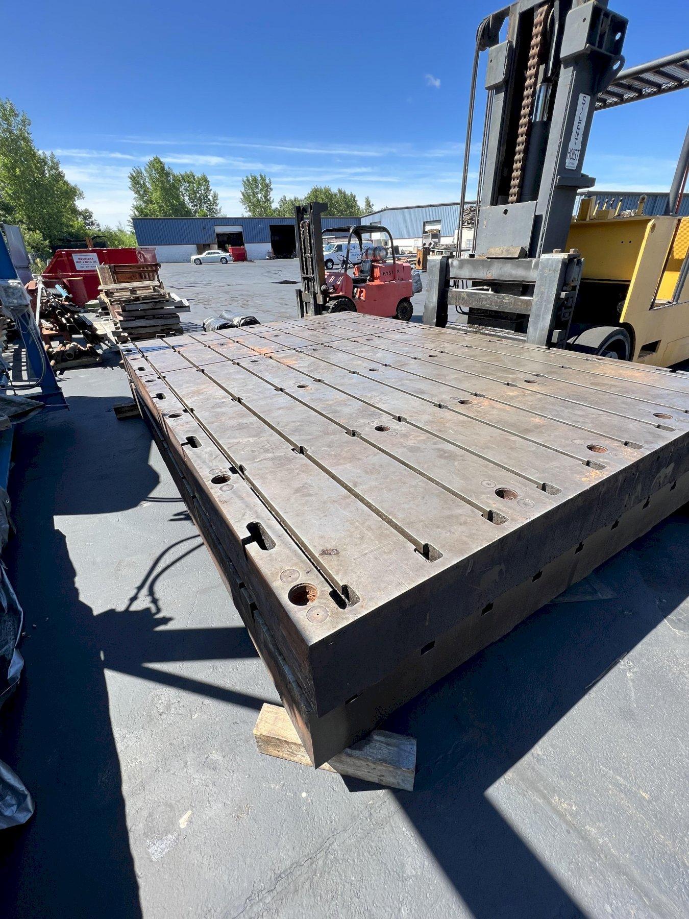 10' X 15' X 12" T-SLOTTED FLOOR PLATE (3 AVAILABLE)