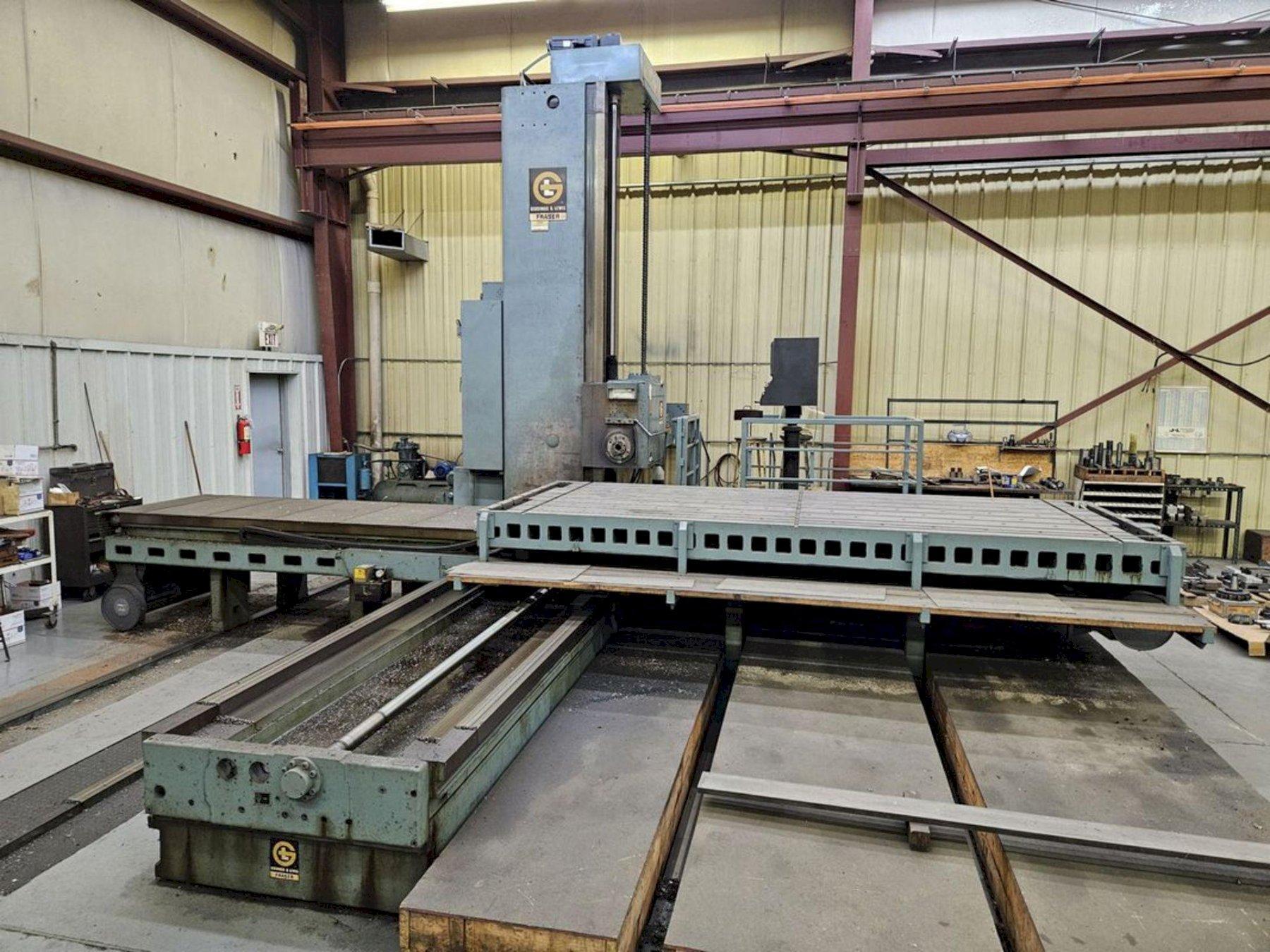 6" GIDDINGS & LEWIS CNC HORIZONTAL BORING MILL. STOCK #0239525