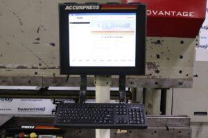 250 Ton x 12 Ft Accurpress Advantage CNC Press Brake, Model 725012