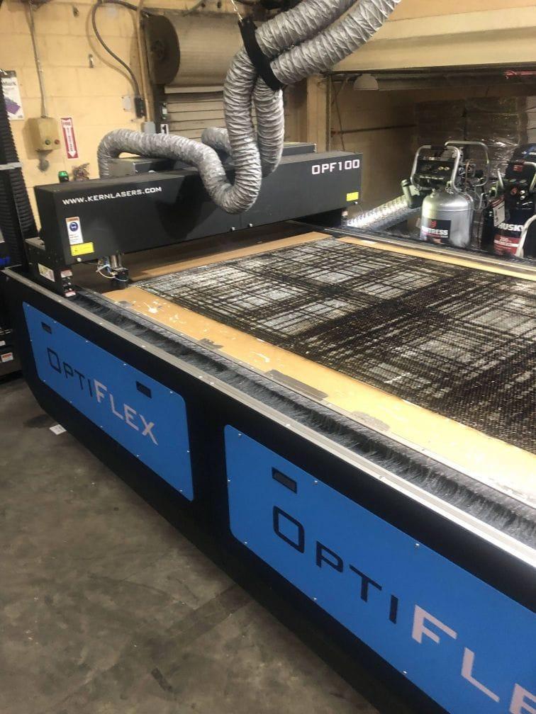 250 Watt  Kern Optiflex C02 Laser, 2021 – 4.33′ x 8.33′ Table