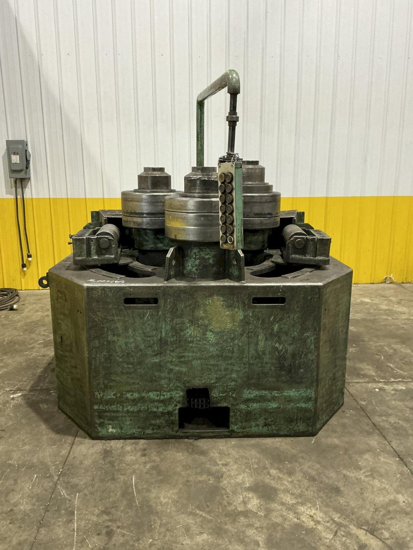 6" x 6" x 1/2" ROUNDO MODEL R-6-S HYDRAULIC ANGLE BENDING ROLL, WITH EXTRA TOOLING: YOBRO #26375