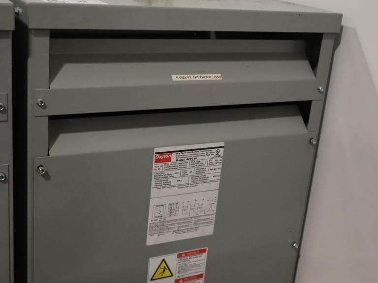 Dayton Dry Type Distribution Transformer 44YV16 - Auction Item