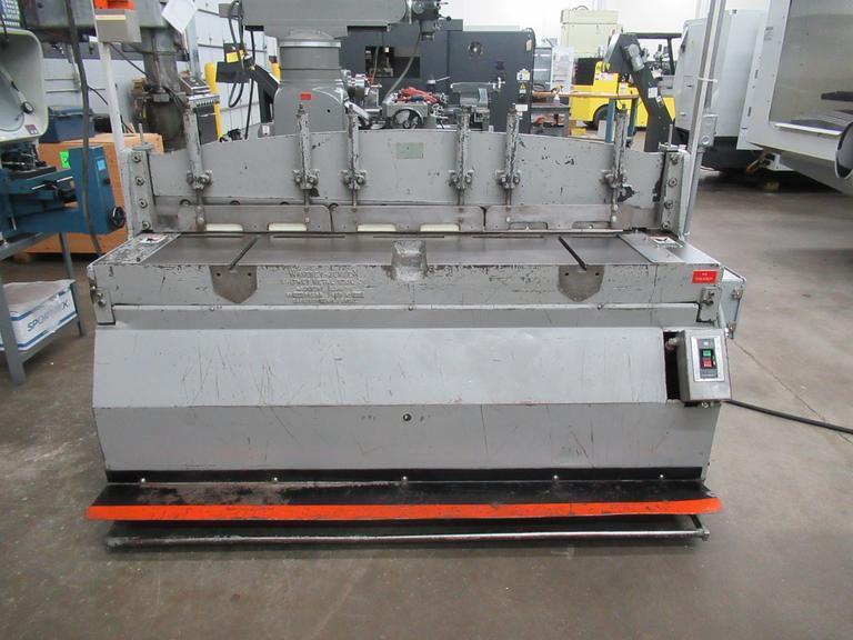 Whitney-Jensen 7260 Mechanical Power Squaring Shear 60" x 12 Gauge Capacity