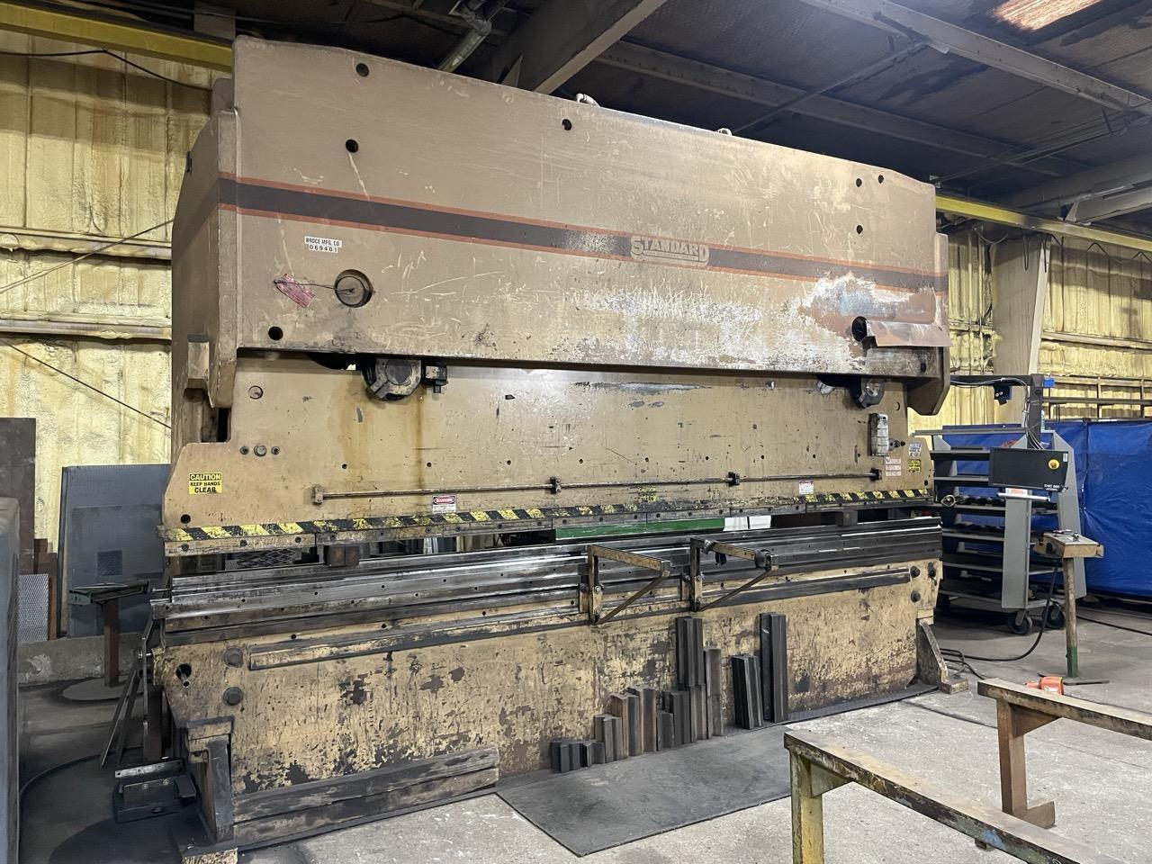 325 Ton x 16′ Standard AB-325-16 CNC Press Brake, 1994 – Automec CNC Control (2 years old) Back Gauge, Pit Required
