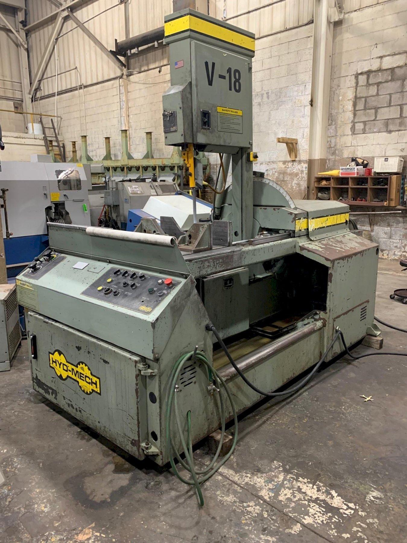 18" X 20" HYD-MECH MODEL V-18 VERTICAL BANDSAW