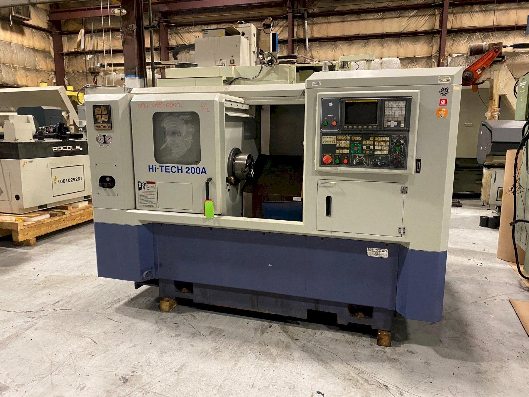 Hwacheon Hi-Tech 200A CNC Lathe For Sale 2003