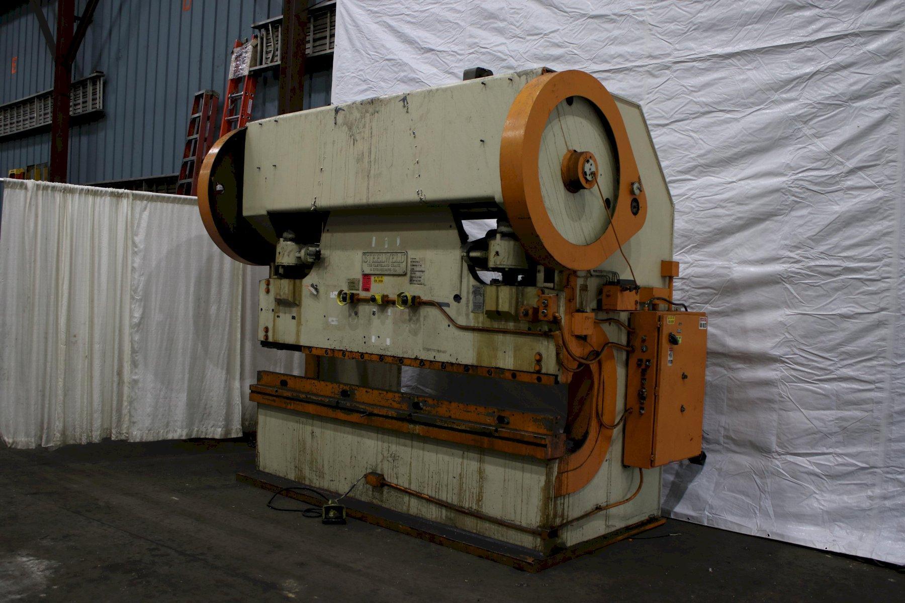 175 TON X 10' STEELWELD MECHANICAL PRESS BRAKE: STOCK #75077