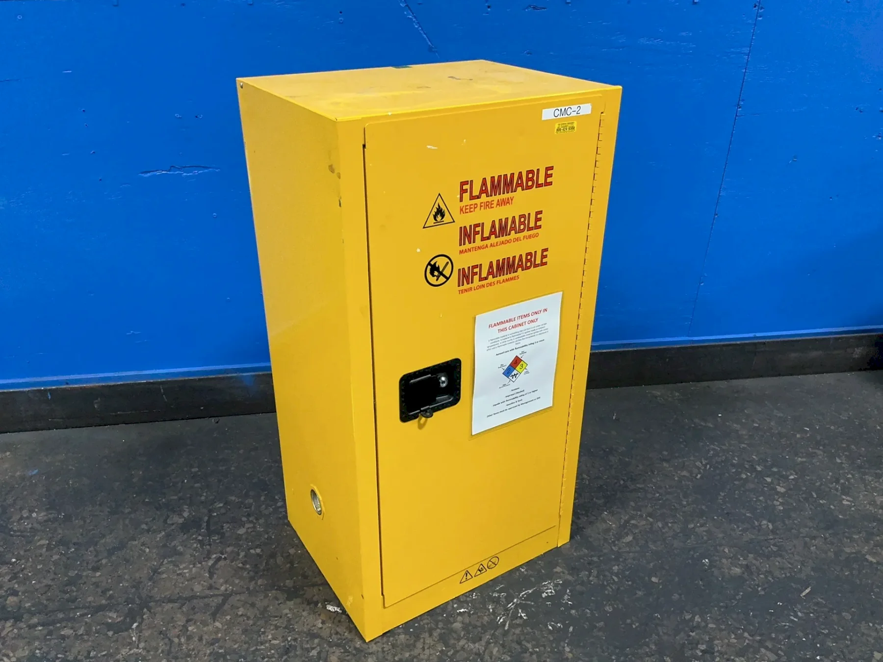 CONDOR 16 GALLONS FLAMMABLE LIQUID STORAGE CABINET  -  42X496A