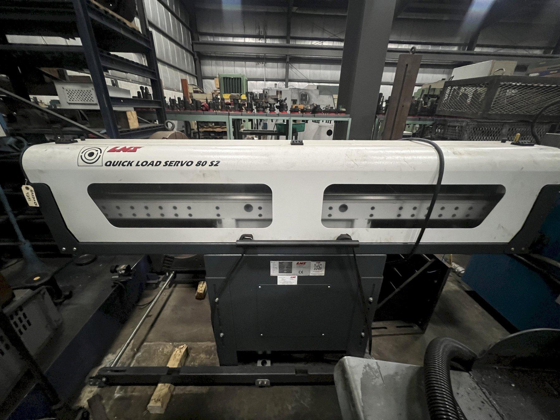 LNS QUICK LOAD SERVO BARFEEDER, MODEL QLS80 S2, 2019