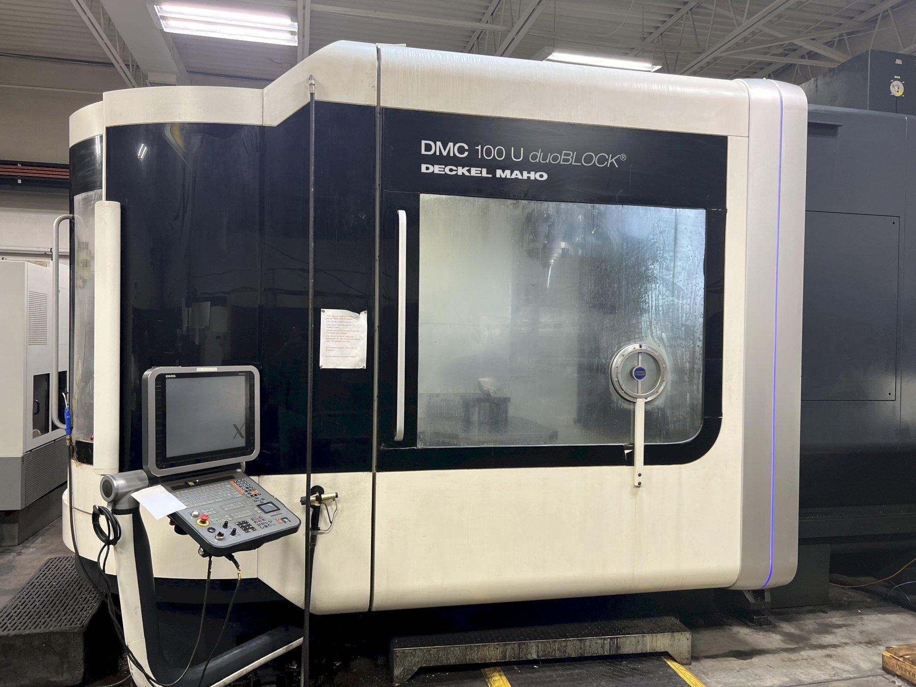 DMG Mori DMC 100 U DuoBlock Used CNC 5 Axis Machining Center For Sale - 2011