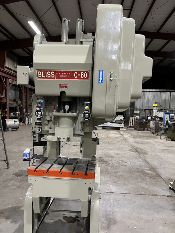 60 TON BLISS C-60 OBI FLYWHEEL PRESS